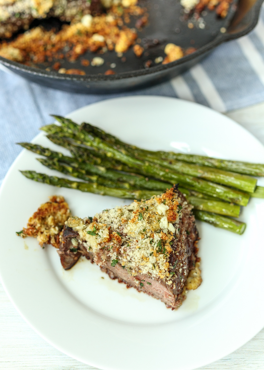 Blue Cheese Crusted Steak  |  Lemon & Mocha