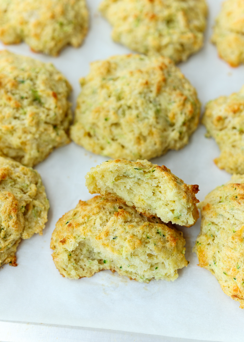 Three Cheese Zucchini Biscuits