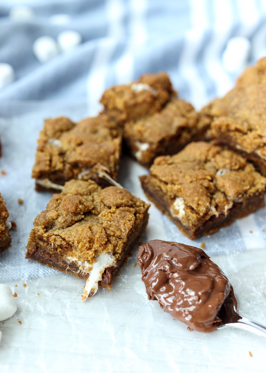 Nutella S'mores Bars  |  Lemon & Mocha