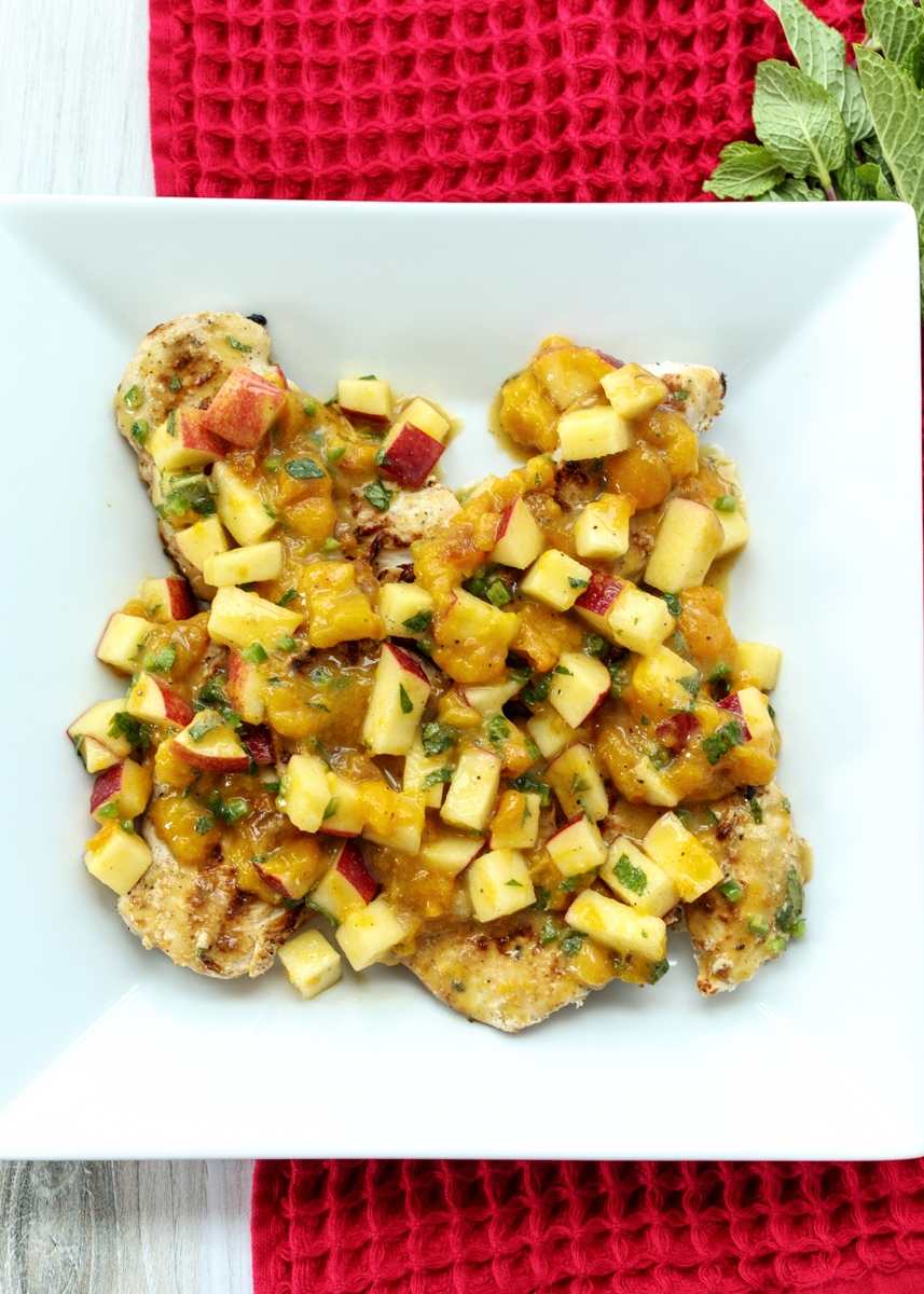 Grilled Chicken with Apple and Mango Chutney  |  Lemon & Mocha