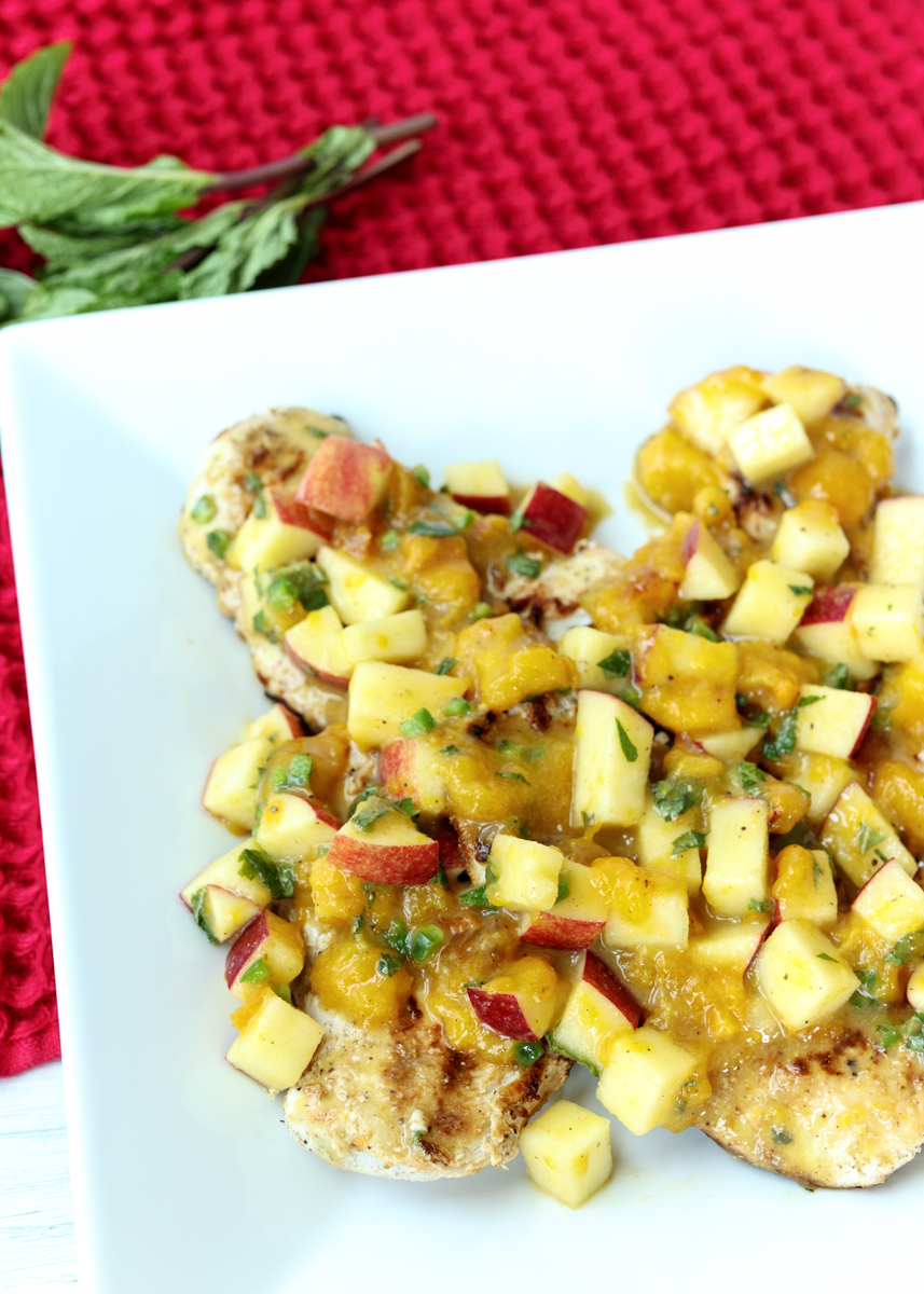 Grilled Chicken with Apple and Mango Chutney  |  Lemon & Mocha