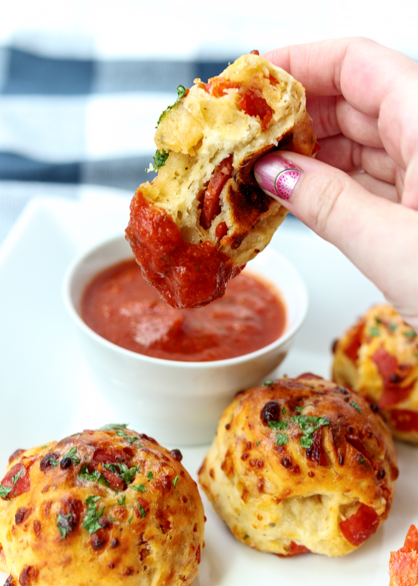 Pepperoni Pizza Rolls  |  Lemon & Mocha