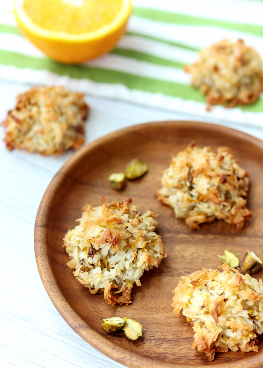 Orange Pistachio Macaroons  |  Lemon & Mocha