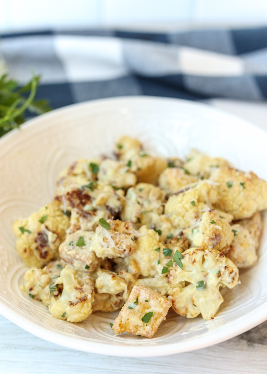 Roasted Cauliflower Caesar Salad  |  Lemon & Mocha