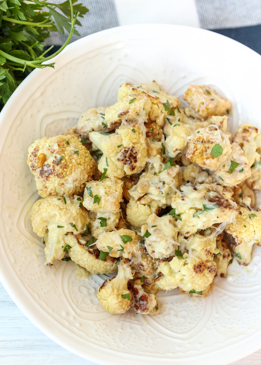 Roasted Cauliflower Caesar Salad  |  Lemon & Mocha