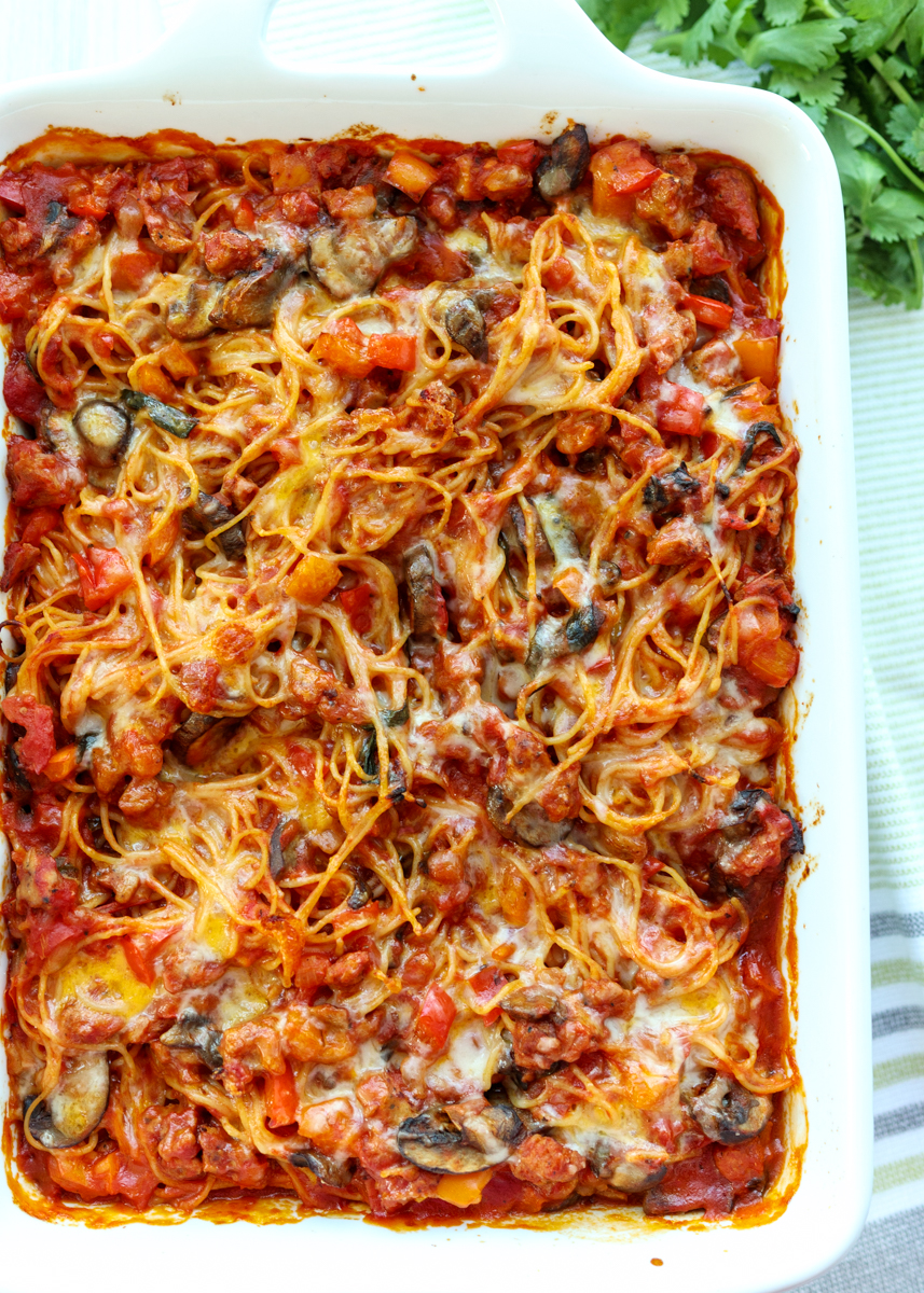 Light Baked Spaghetti