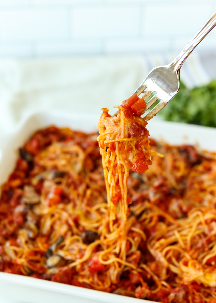 Light Baked Spaghetti  |  Lemon & Mocha