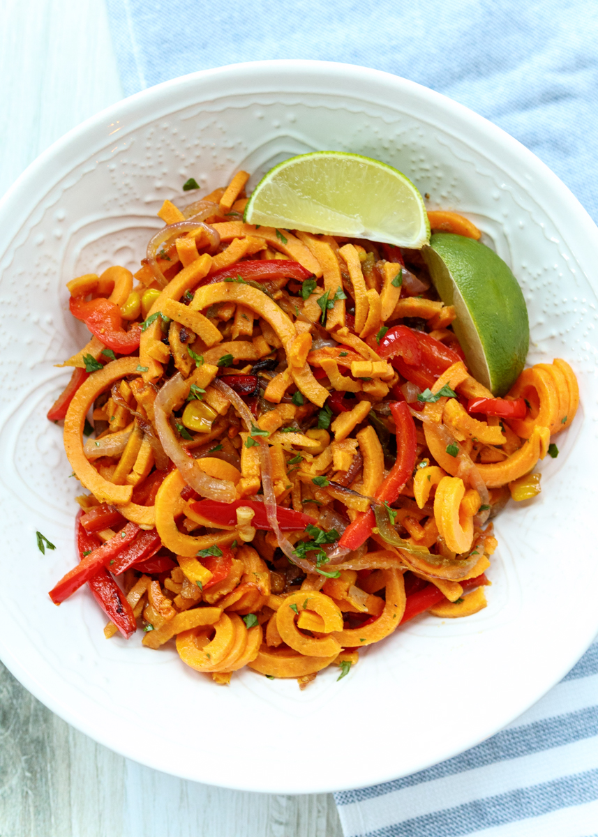 Southwestern Sweet Potato Noodles  |  Lemon & Mocha