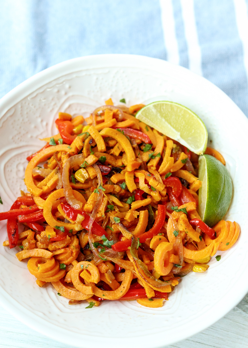 Southwestern Sweet Potato Noodles  |  Lemon & Mocha