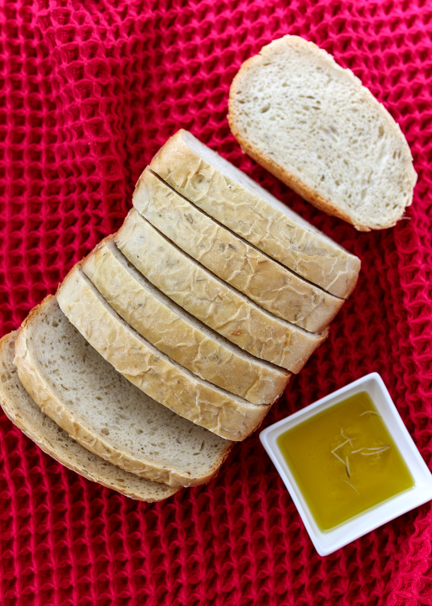 Olive Oil Rosemary Bread  |  Lemon & Mocha