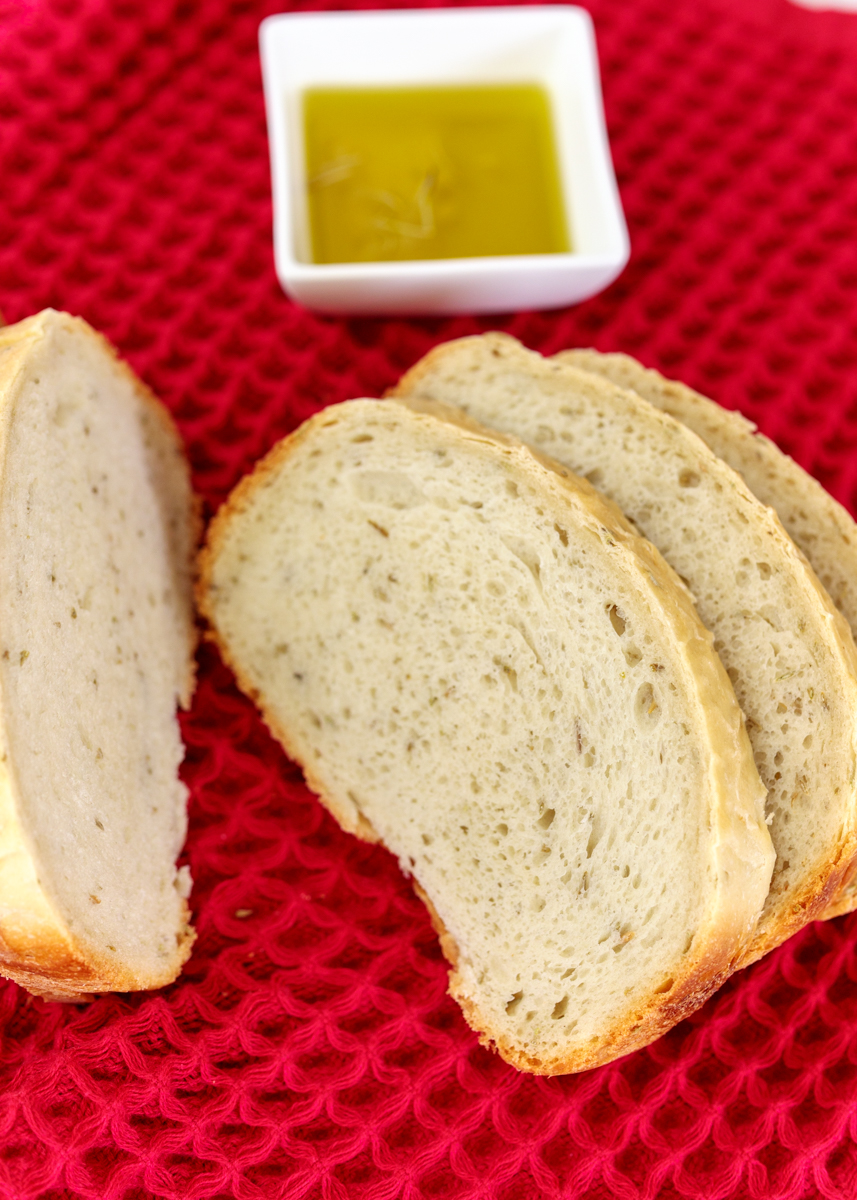 Olive Oil Rosemary Bread  |  Lemon & Mocha