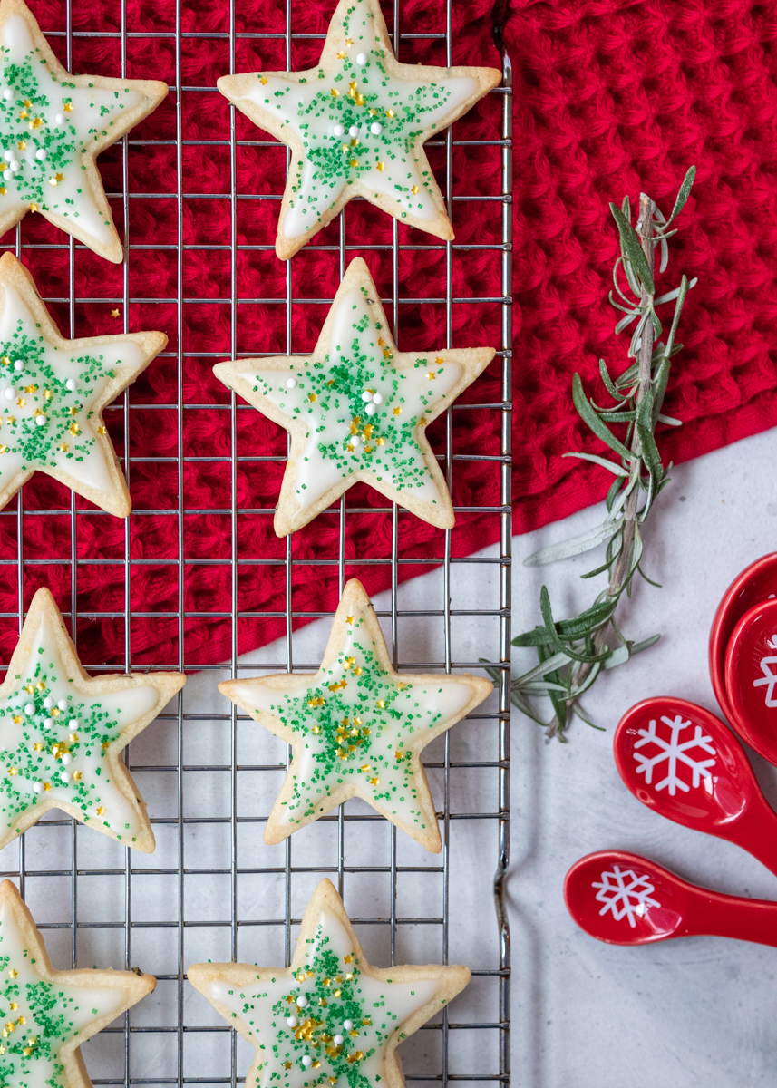 Lemon Rosemary Sugar Cookies