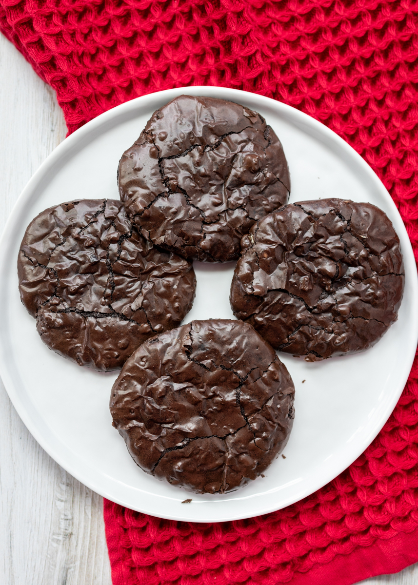 Flourless Chocolate Walnut Cookies  |  Lemon & Mocha