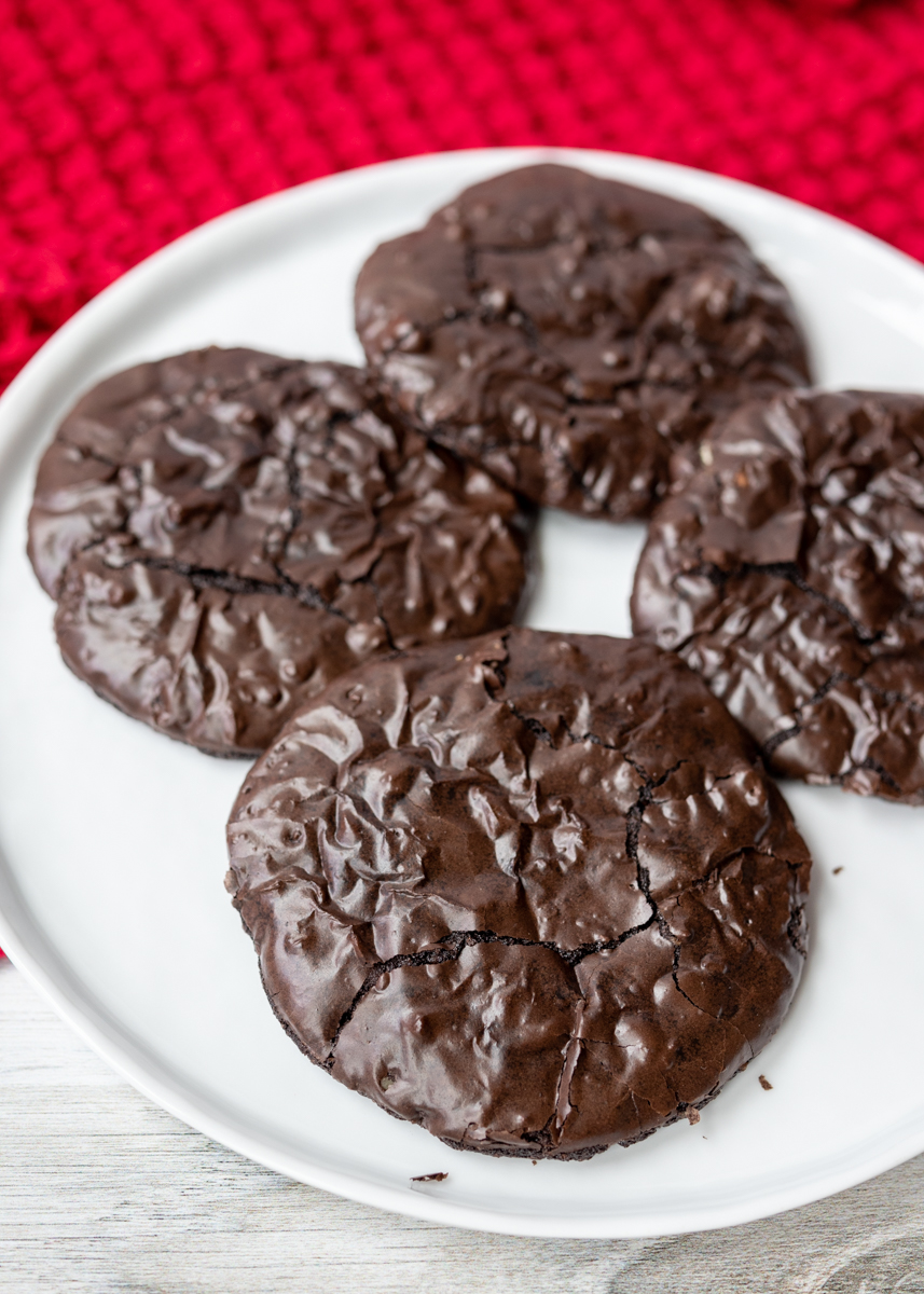 Flourless Chocolate Walnut Cookies  |  Lemon & Mocha