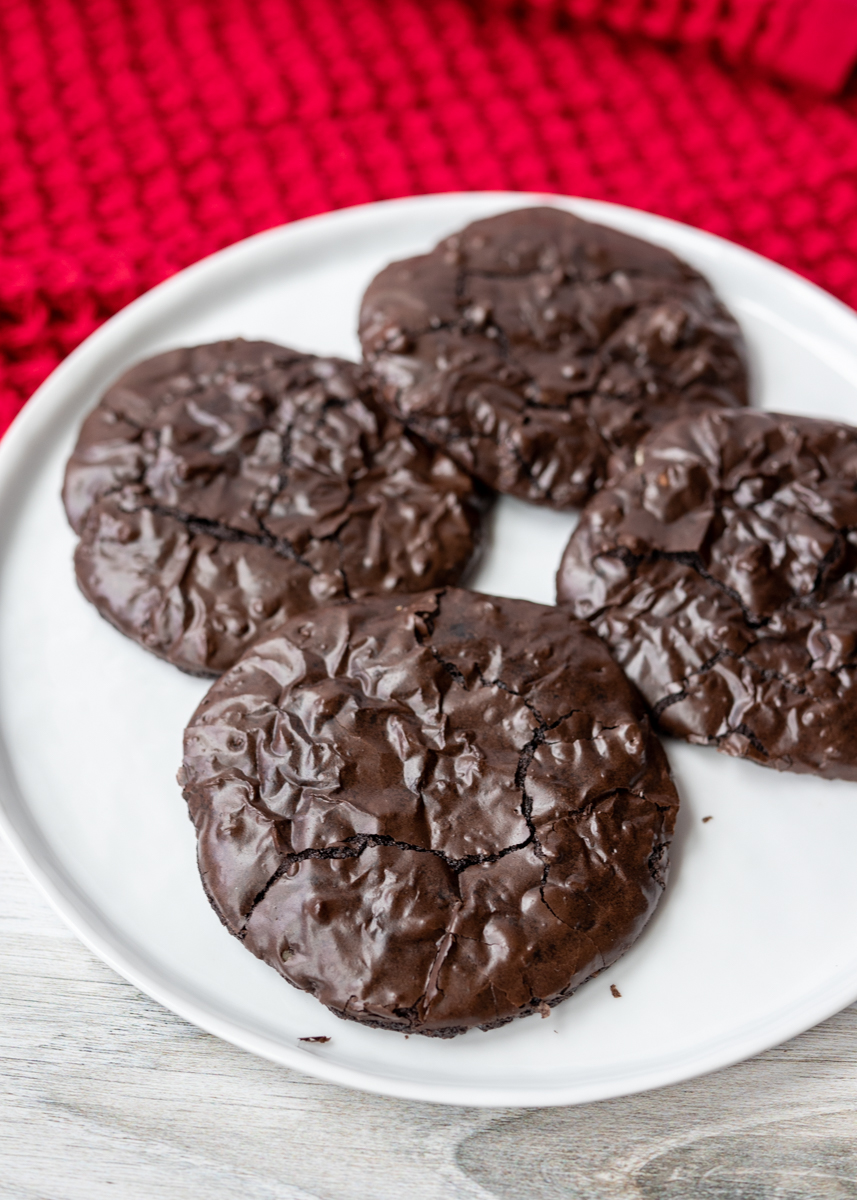 Flourless Chocolate Walnut Cookies  |  Lemon & Mocha