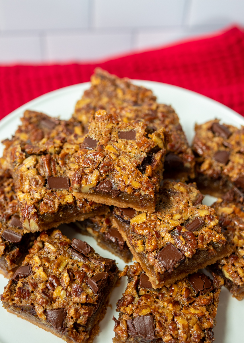 Dark Chocolate Pecan Bars  |  Lemon & Mocha