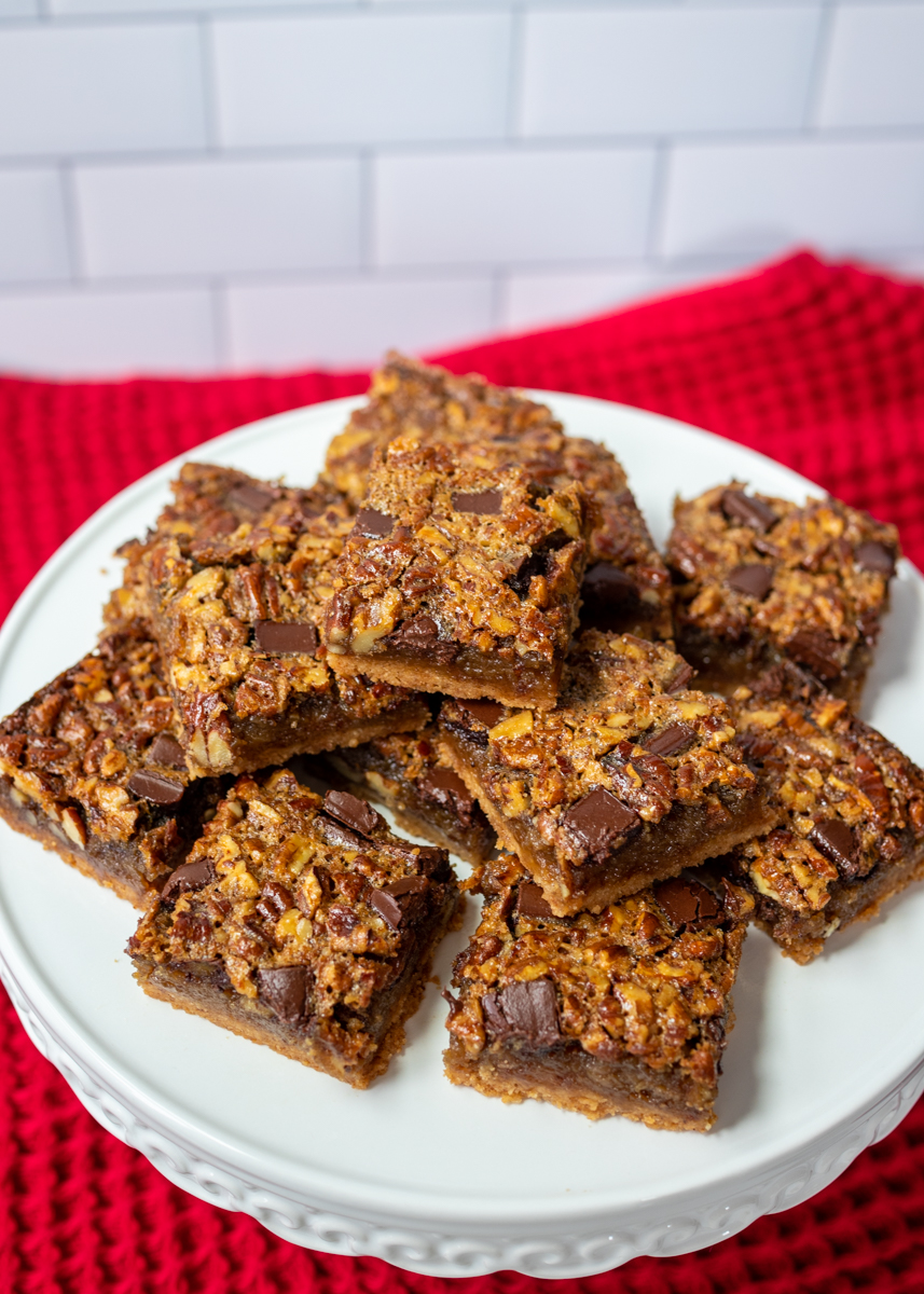 Dark Chocolate Pecan Bars  |  Lemon & Mocha