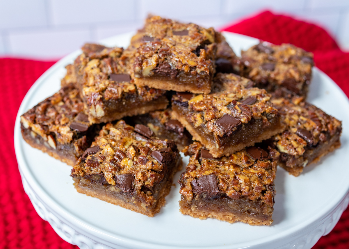 Dark Chocolate Pecan Bars  |  Lemon & Mocha