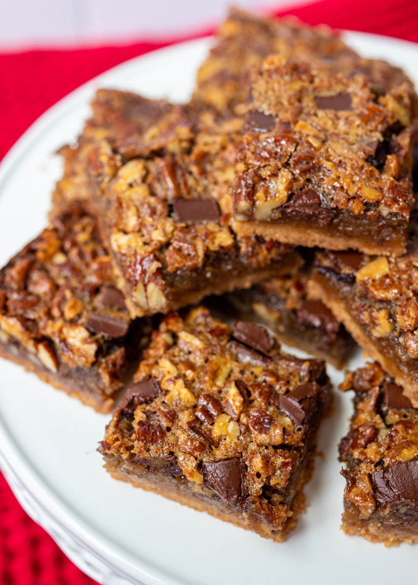 Dark Chocolate Pecan Bars  |  Lemon & Mocha