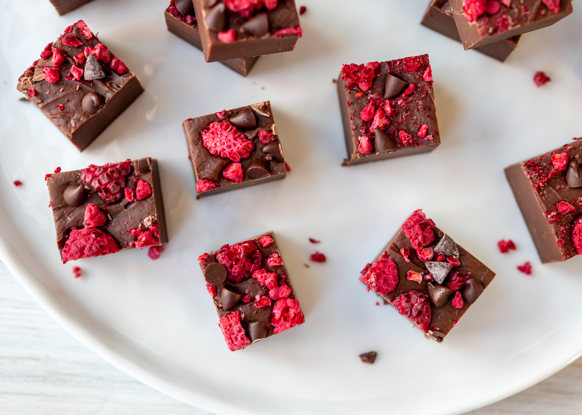 Dark Chocolate Raspberry Fudge  |  Lemon & Mocha