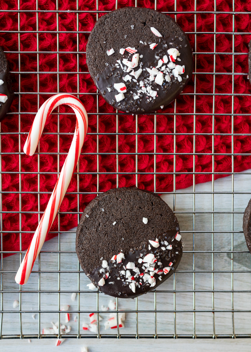 Double Chocolate Peppermint Cookies